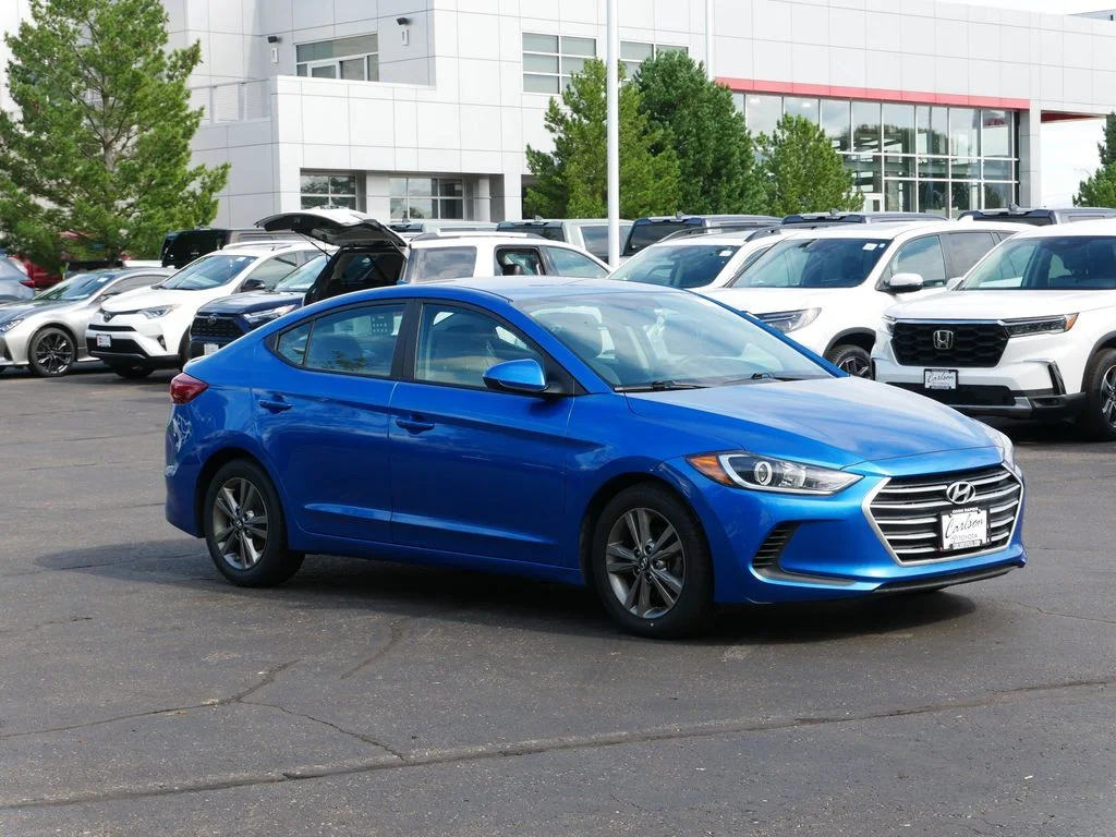 Used 2018 Hyundai Elantra SEL with VIN 5NPD84LF3JH383972 for sale in Minneapolis, Minnesota