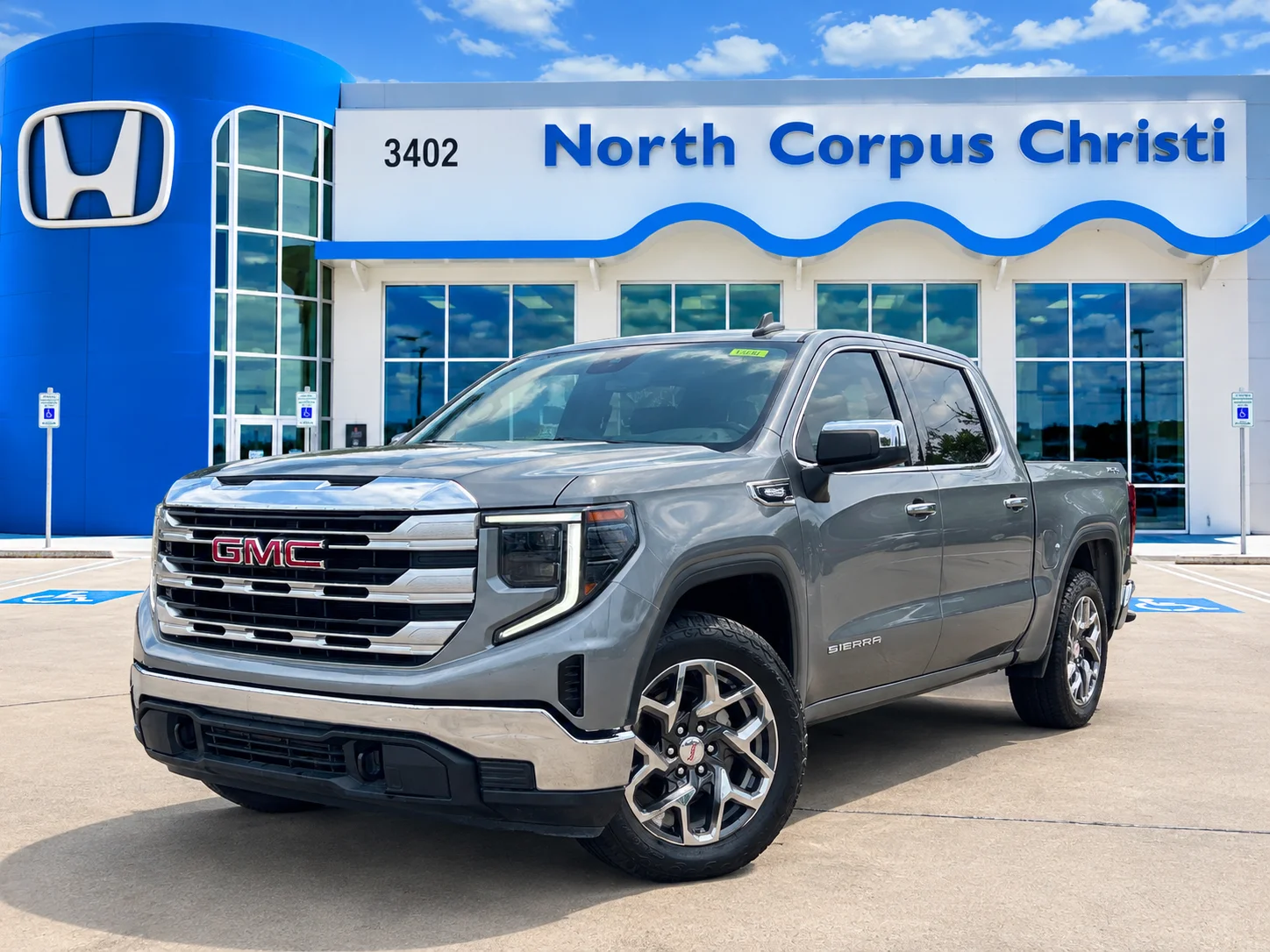 Used 2023 Silver GMC SLE image 1