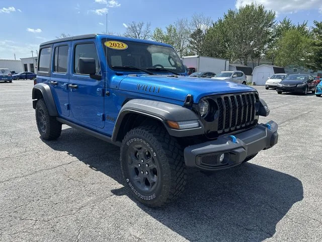 Used 2023 Blue Jeep Willys 4xe image 11