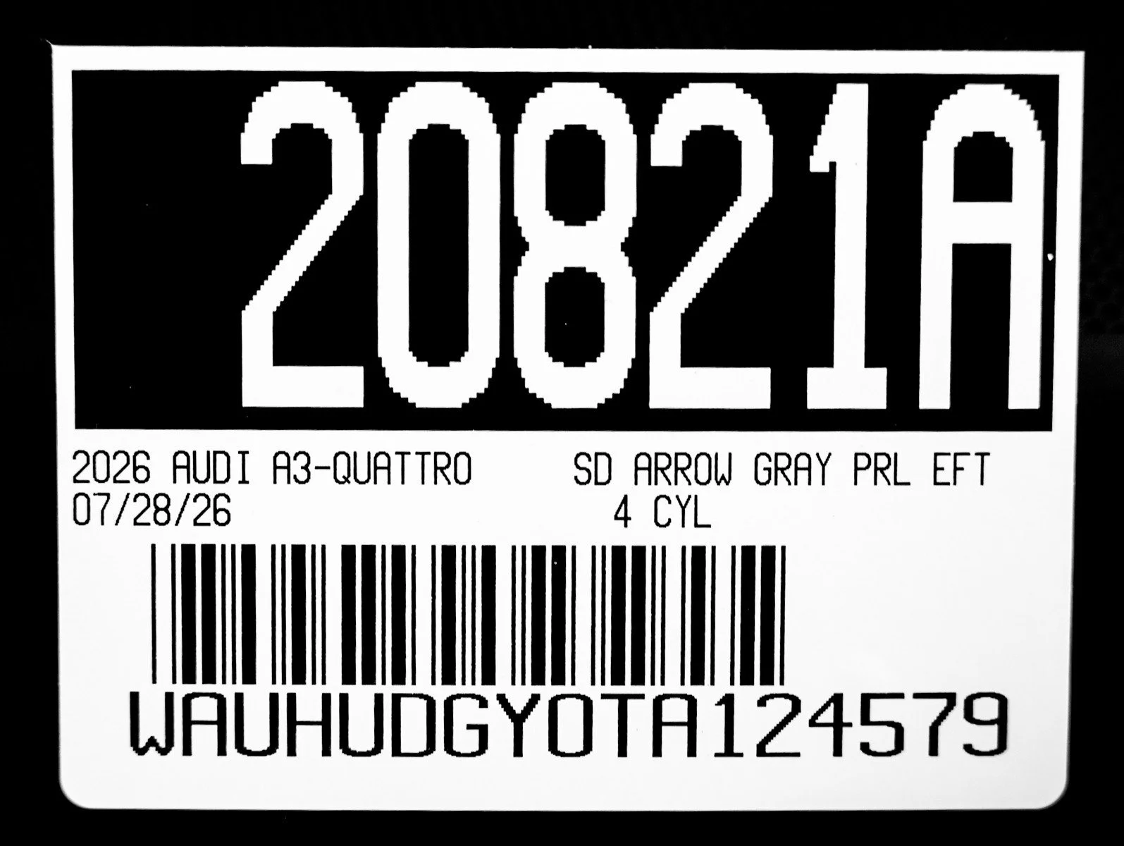 New 2026 Arrow Gray Pearl Effect Audi Premium Plus image 26