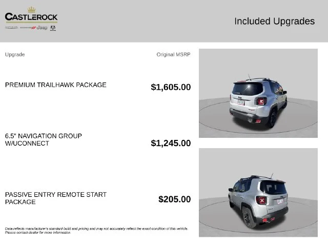 Used 2017 Silver Jeep Trailhawk image 8