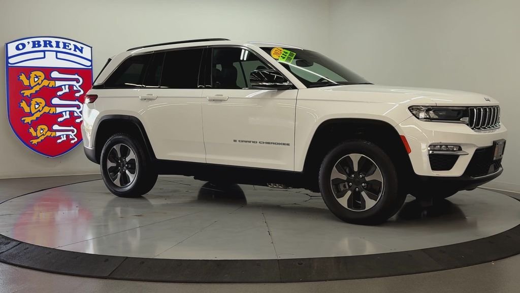Used 2024 Bright White Clearcoat Jeep 4xe image 3