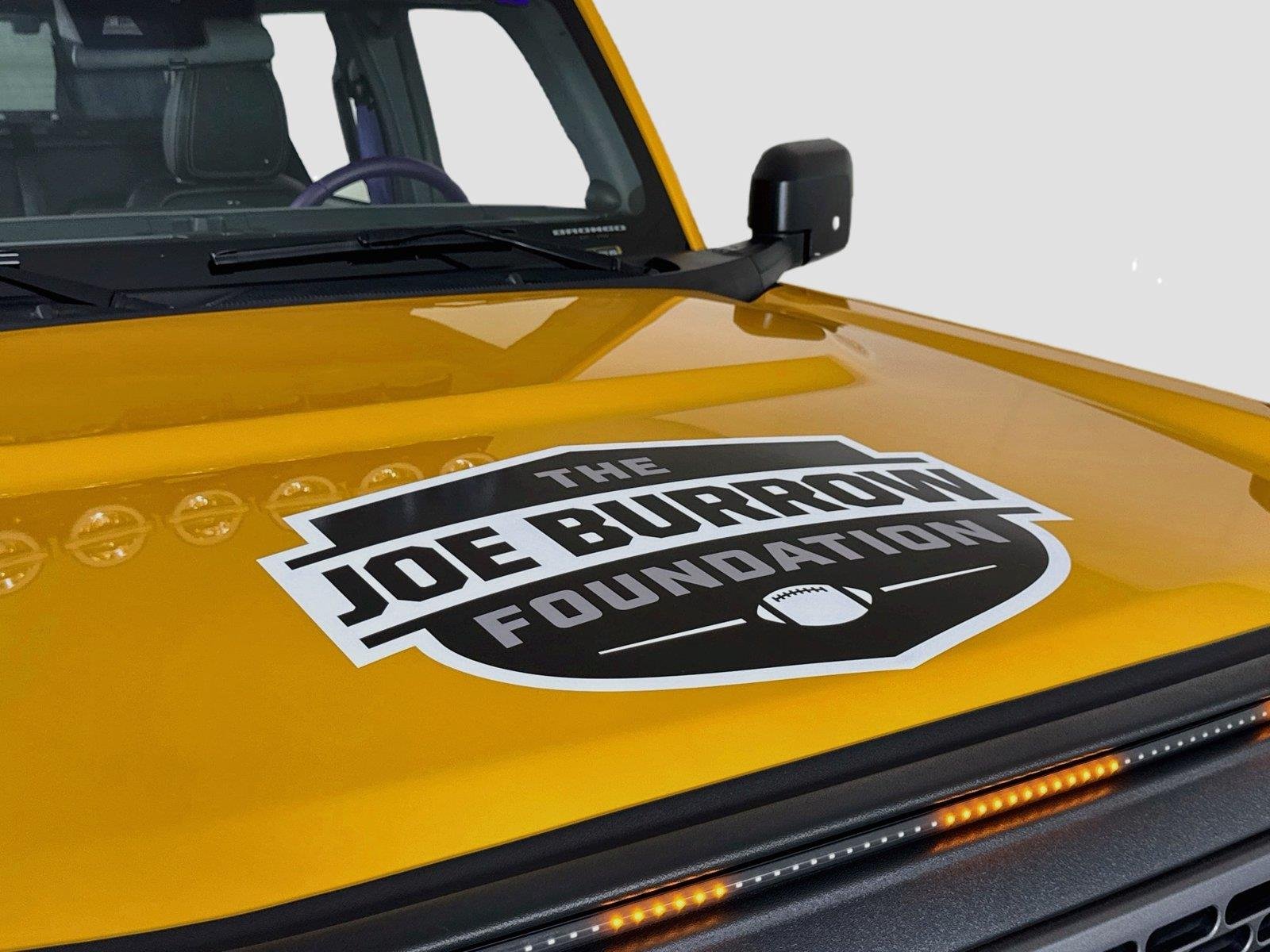 Used 2022 Cyber Orange Metallic Tricoat Ford Badlands | Custom Build for Joe Burrow Foundation image 44