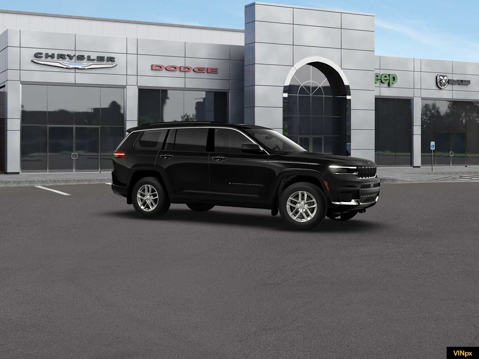 New 2026 Diamond Black Crystal Pearlcoat Jeep Laredo X image 10