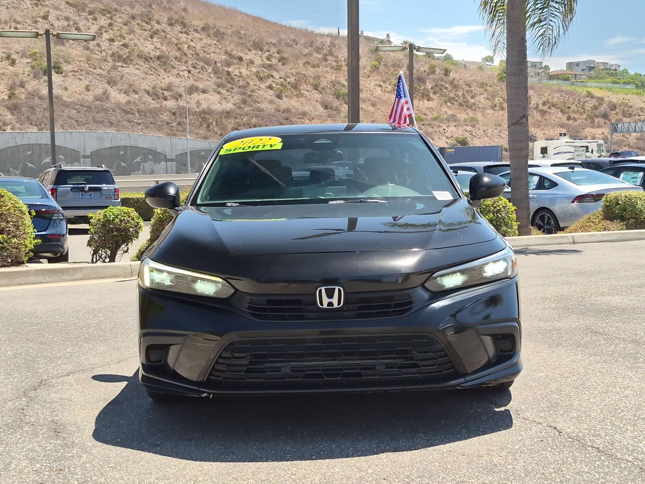 Certified Used 2022 Black Honda Sport image 8