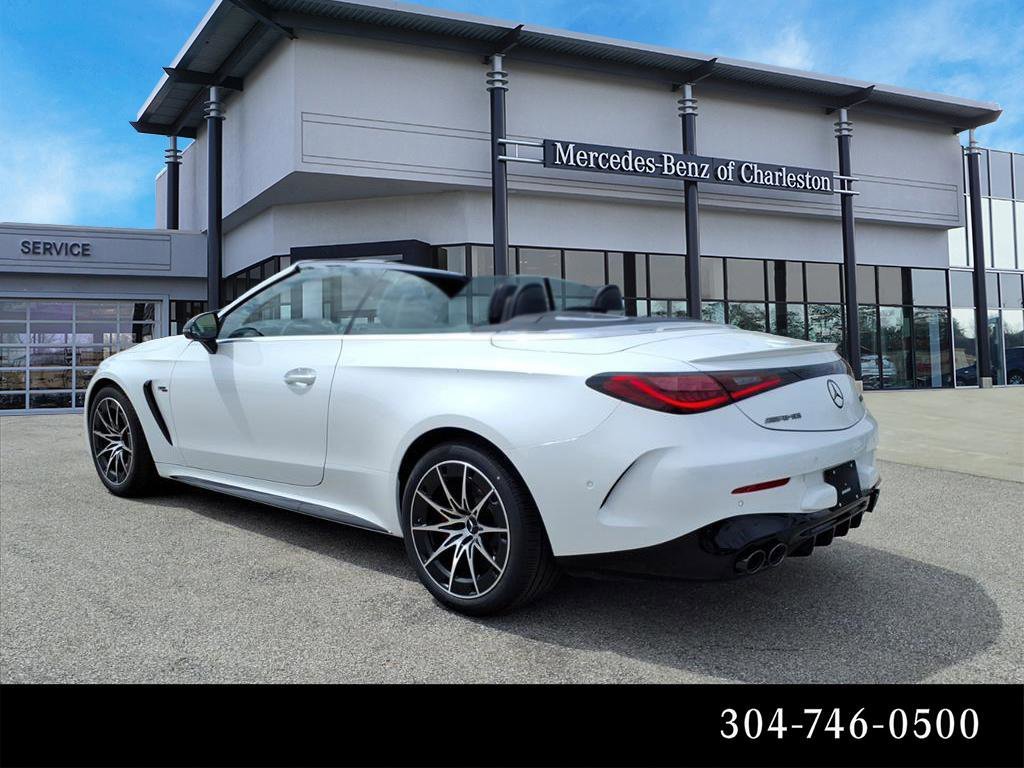 New 2026 MANUFAKTUR Moonlight White Metallic Mercedes-Benz AMG® CLE 53 4MATIC+ Cabriolet image 5