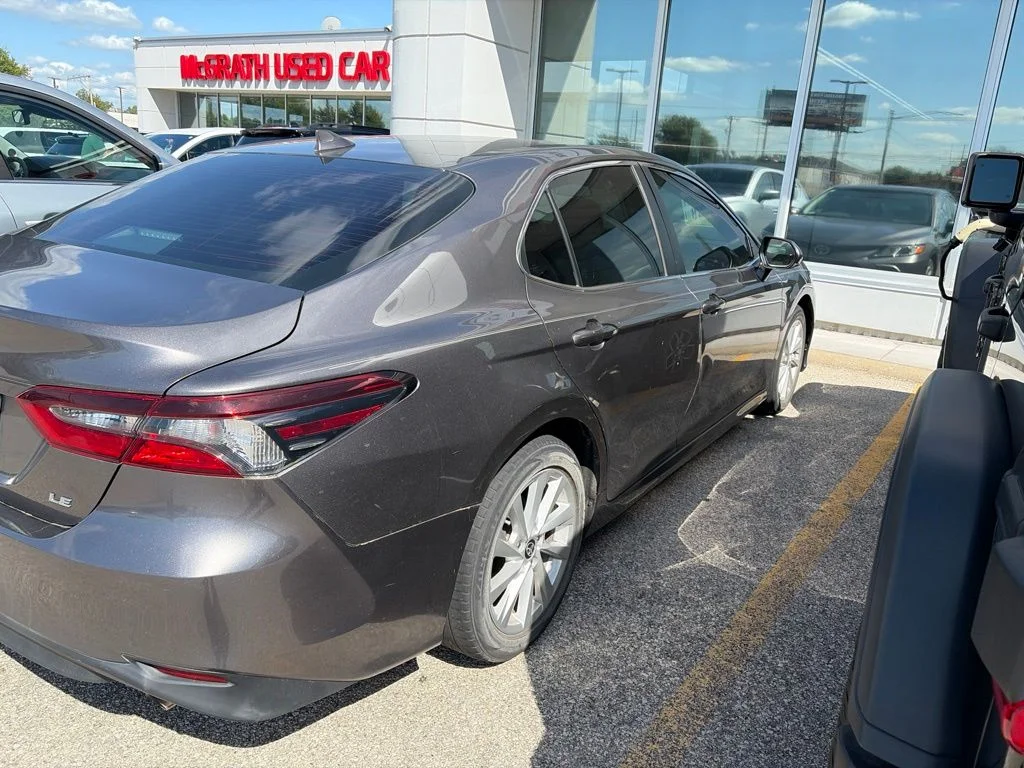 Used 2021 Gray Toyota LE image 2