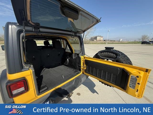 Used 2021 Hellayella Clearcoat Jeep Unlimited Willys image 11