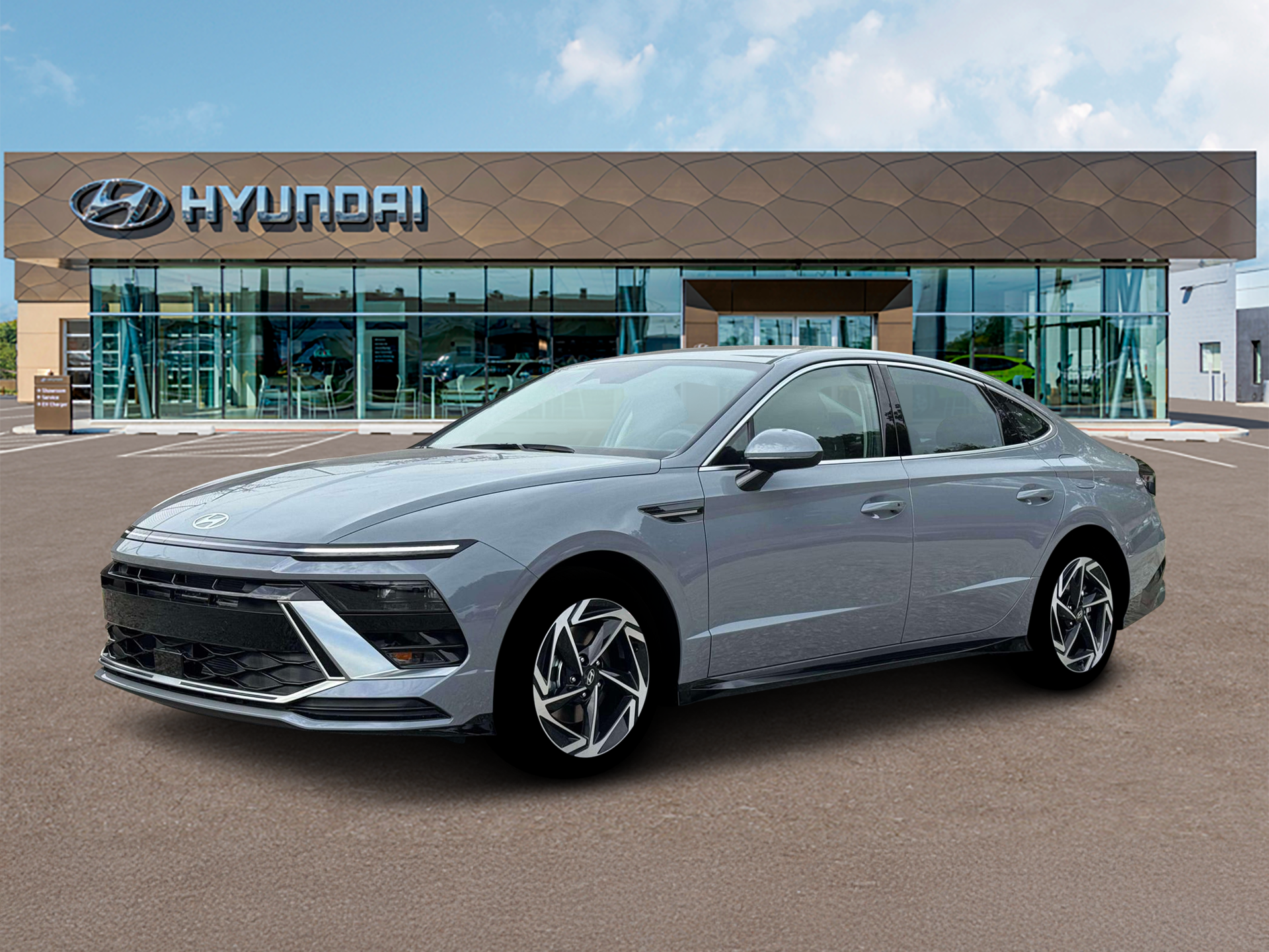 New 2026 Transmission Blue Hyundai SEL Sport image 2