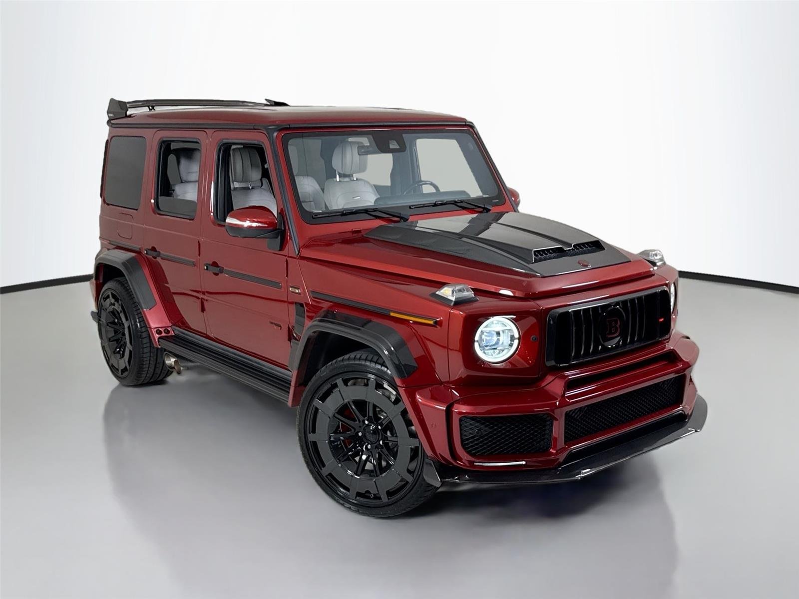 Used 2021 designo Cardinal Red Metallic Mercedes-Benz AMG® G 63 | Brabus Widebody image 61