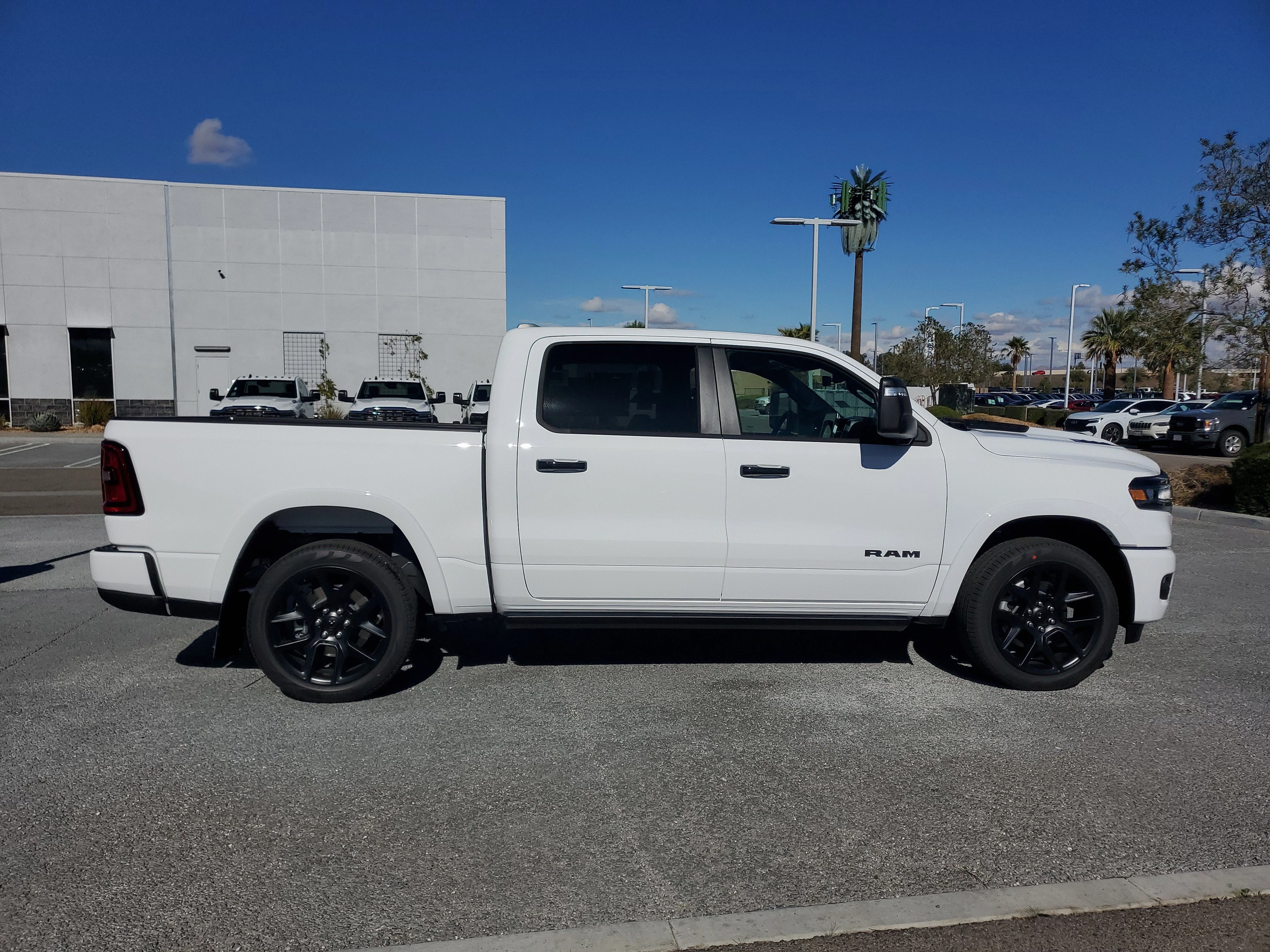 New 2026 Bright White Clear-Coat Exterior Paint RAM Laramie image 6