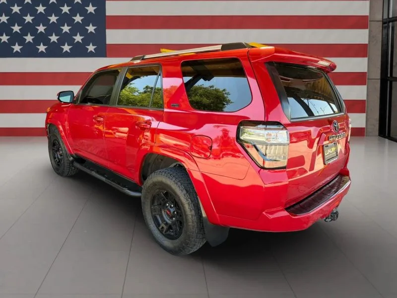 Used 2021 Red Toyota SR5 Premium Sport Utility 4D image 4