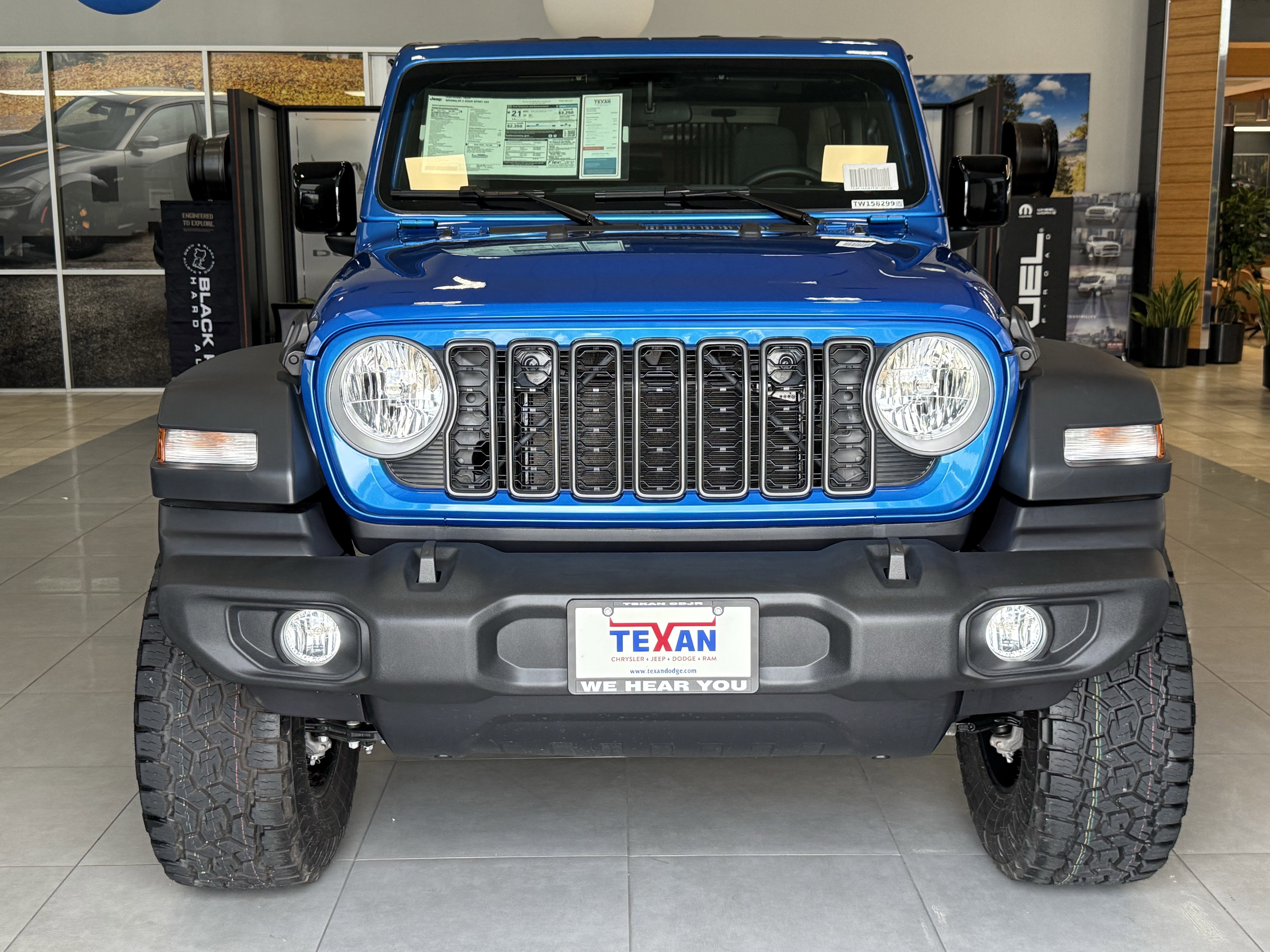 New 2026 Hydro Blue Pearl-Coat Exterior Paint Jeep Sport image 6