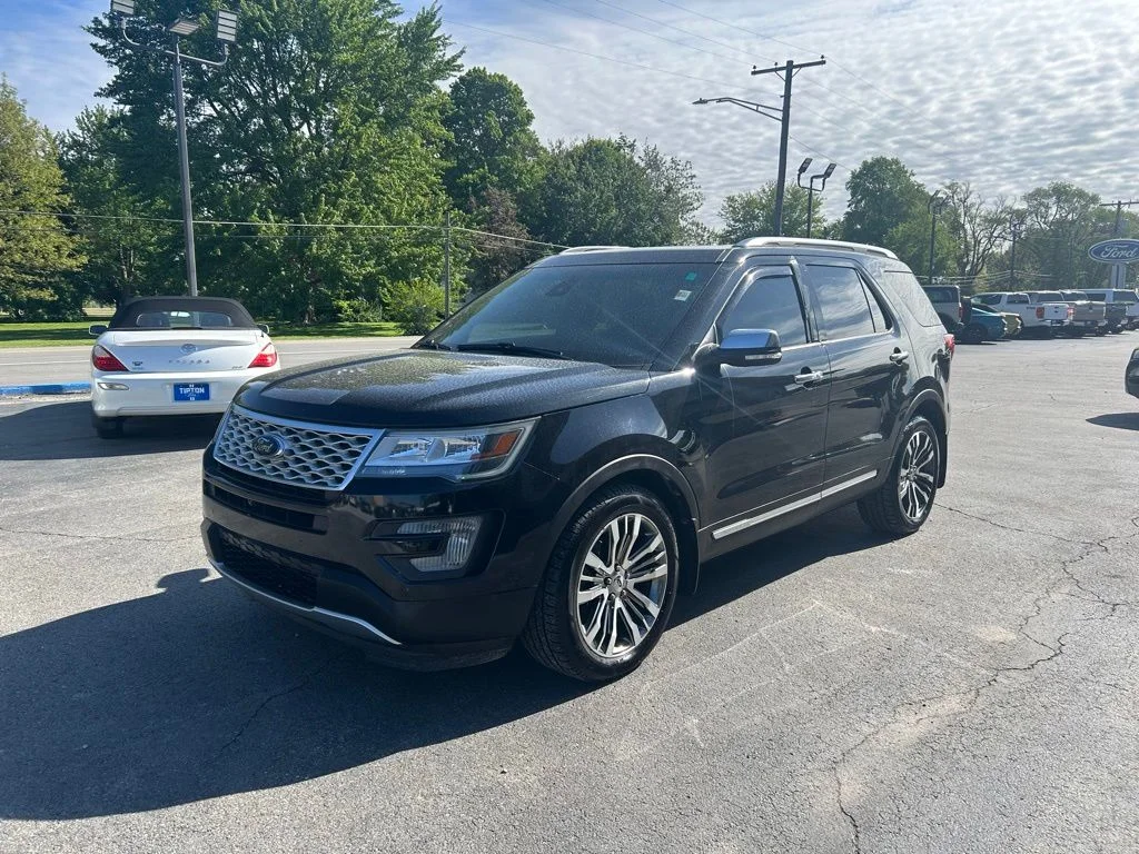 Used 2016 Ford Explorer Platinum with VIN 1FM5K8HT3GGB93500 for sale in Tipton, IN