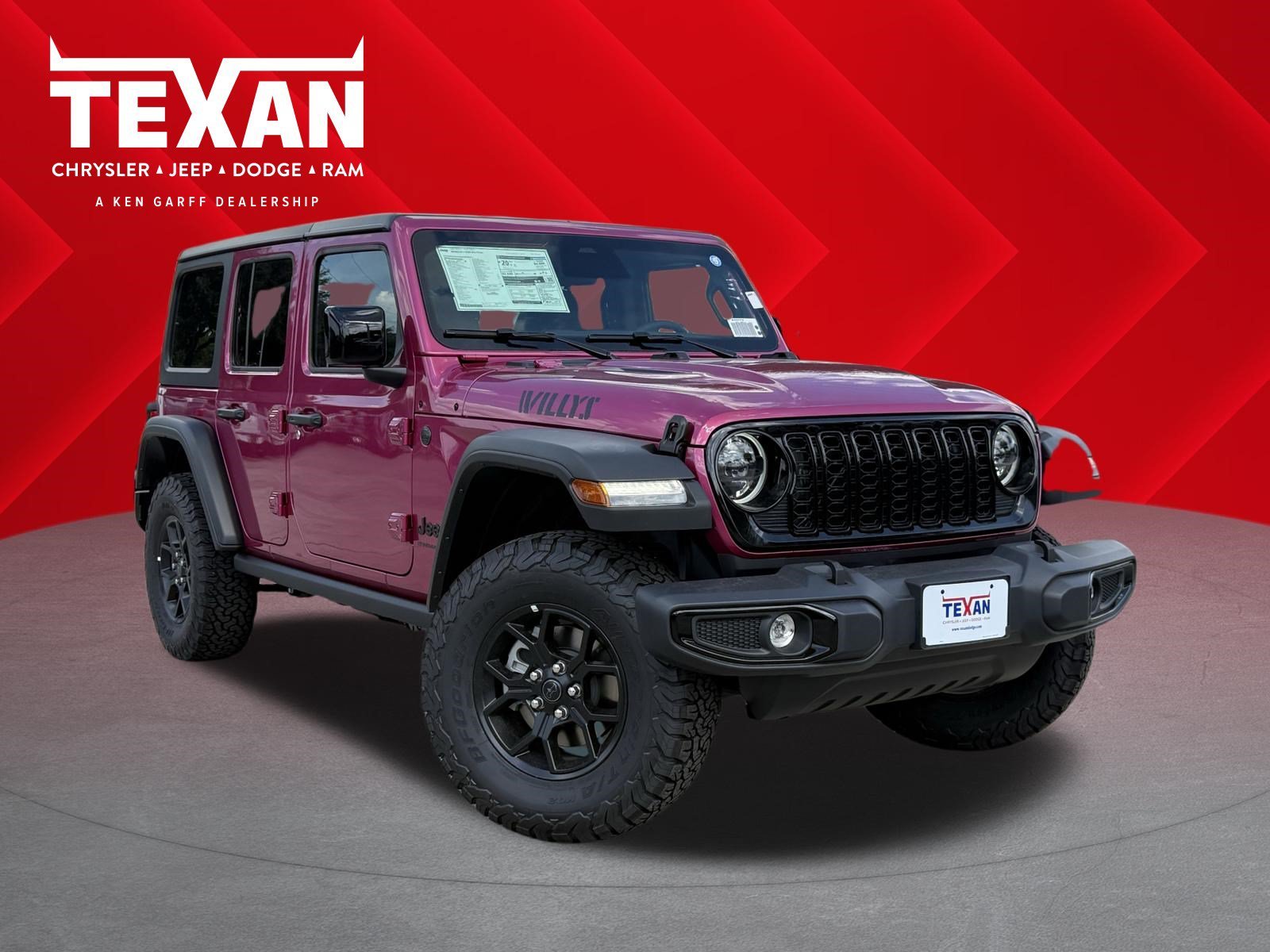 New 2026 Tuscadero Pearl-Coat Exterior Paint Jeep Willys image 1