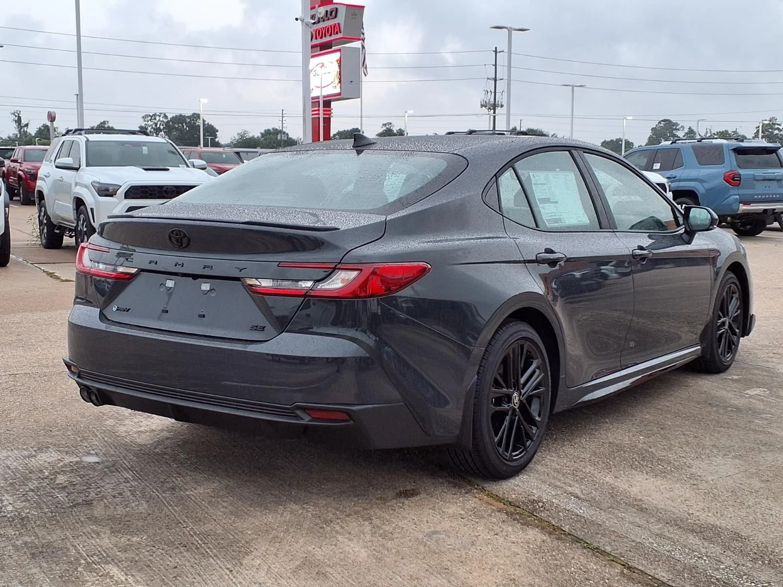New 2026 Black Toyota SE image 6