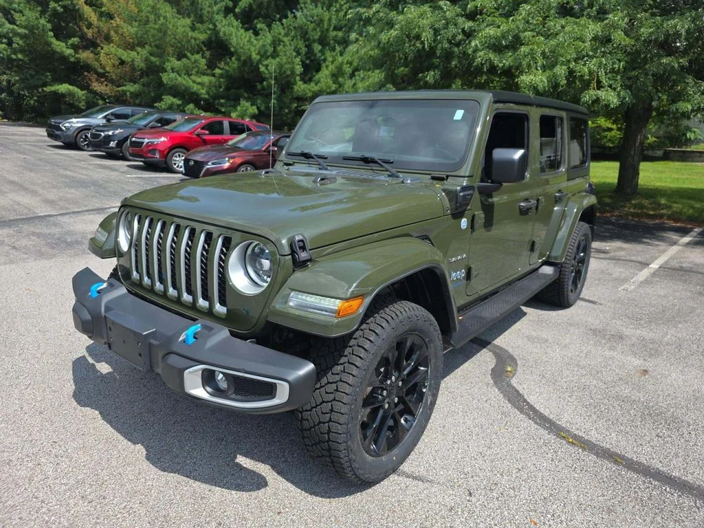 Used 2023 Green Jeep Sahara 4xe image 1