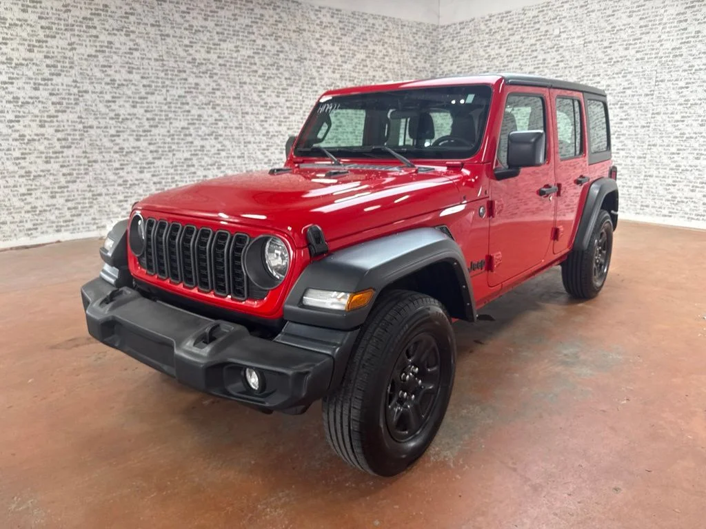 Used 2024 Firecracker Red Clearcoat Jeep Sport image 3