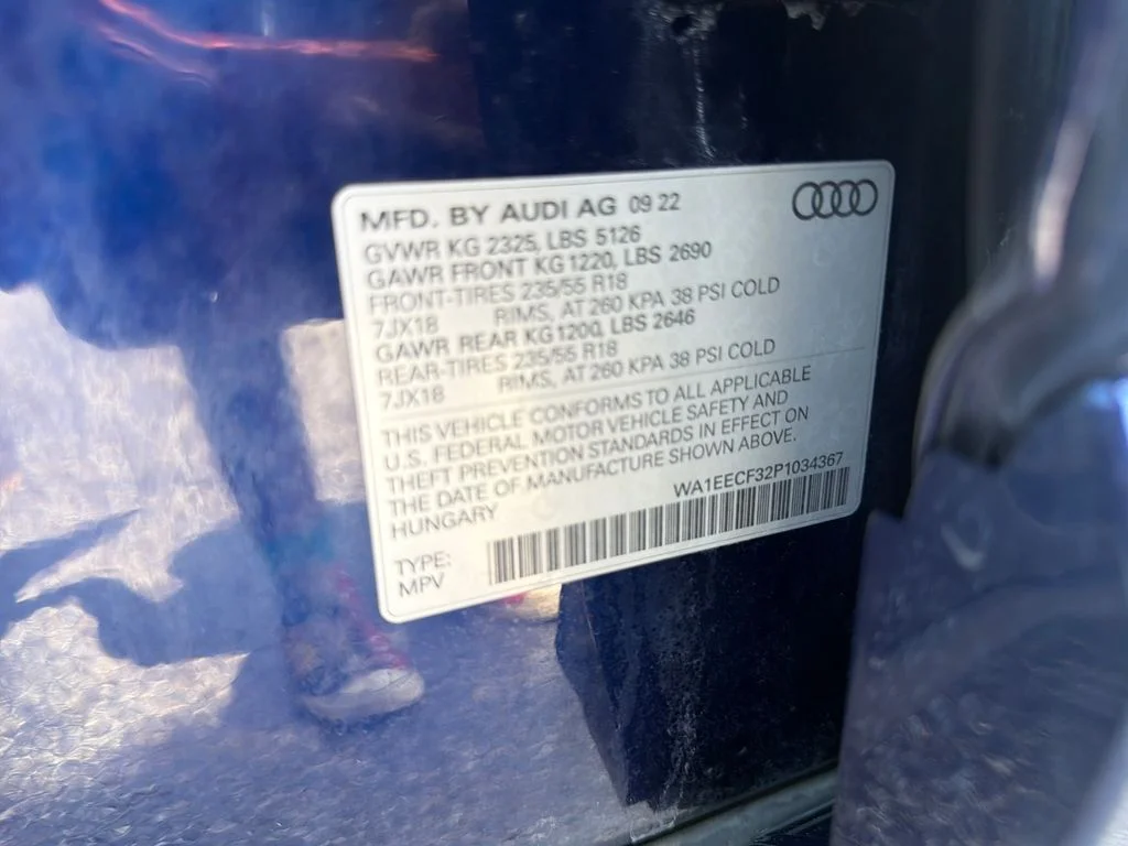 Used 2023 Blue Audi Premium Plus image 32