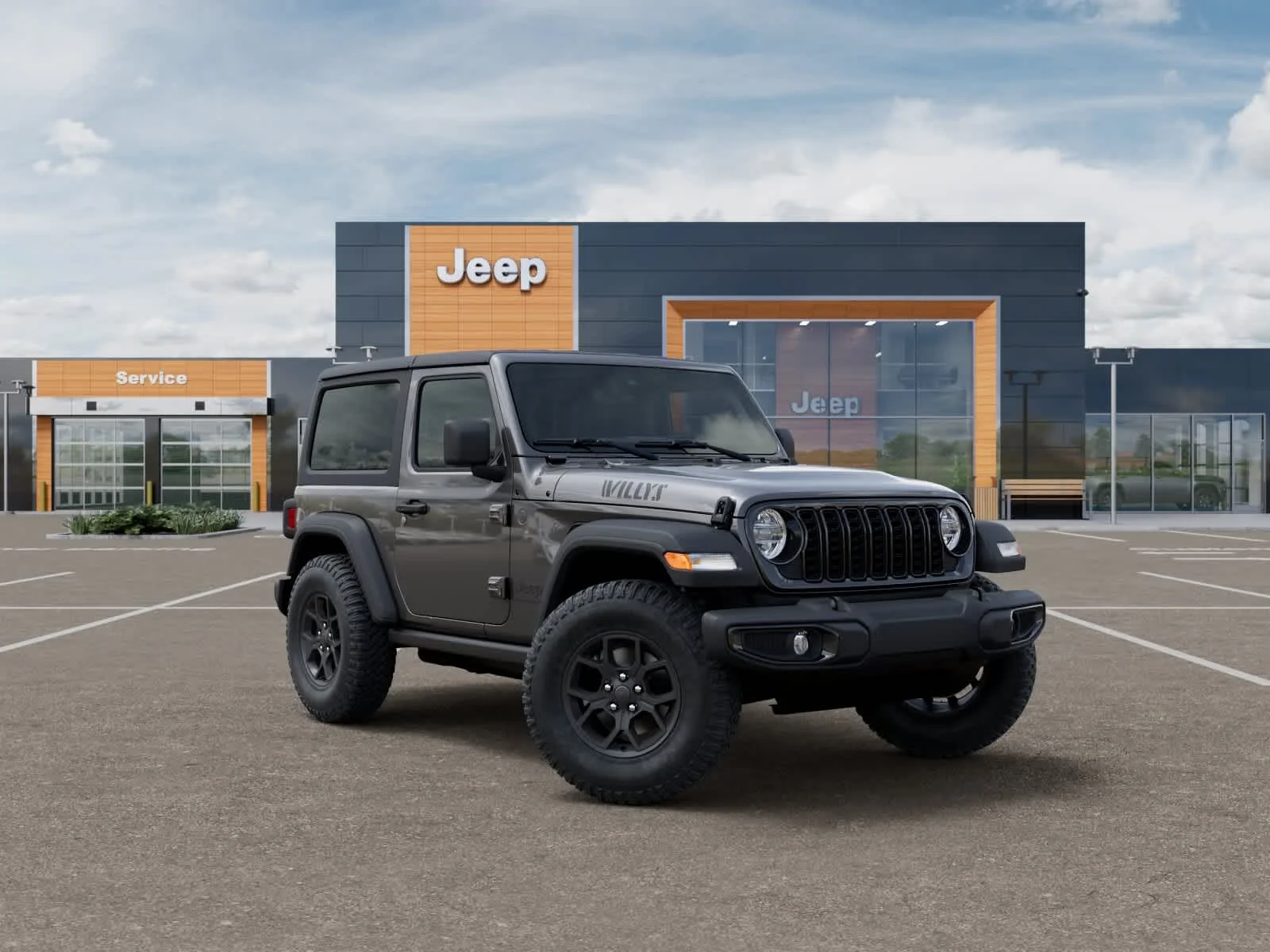 New 2026 Granite Crystal Metallic Clearcoat Jeep Willys image 5