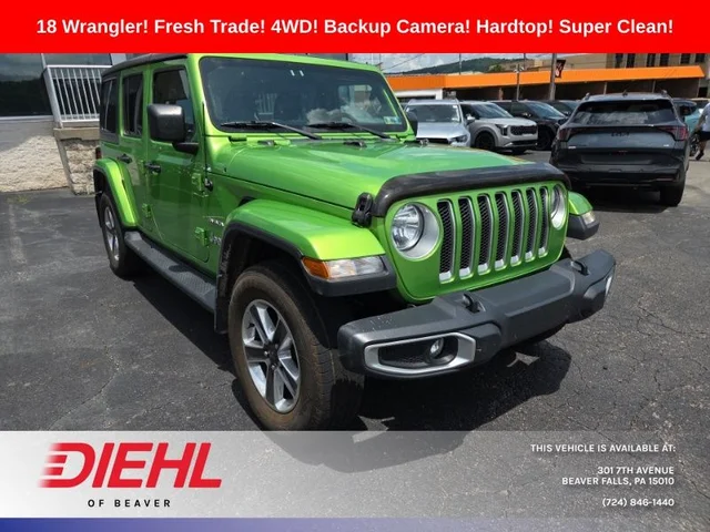 2018 Jeep Wrangler Unlimited Sahara