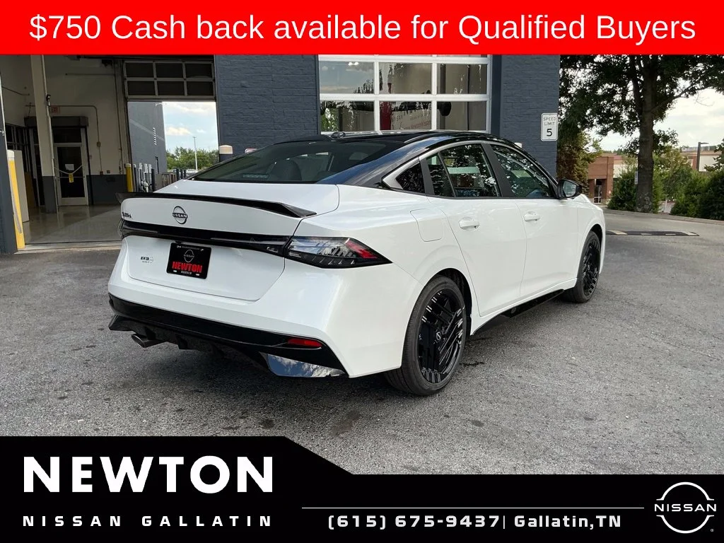New 2027 Aspen White TriCoat / Super Black Two-tone Nissan SR image 12