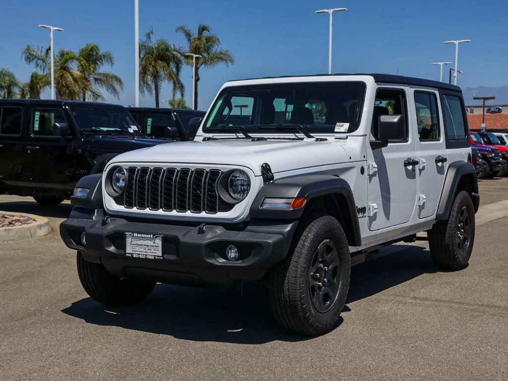 New 2026 Bright White Clearcoat Jeep Unlimited Sport image 7