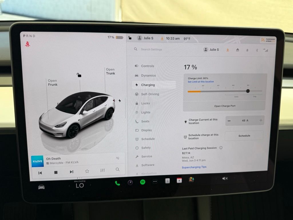 Used 2023 Pearl White Multi-Coat Tesla Long Range image 24