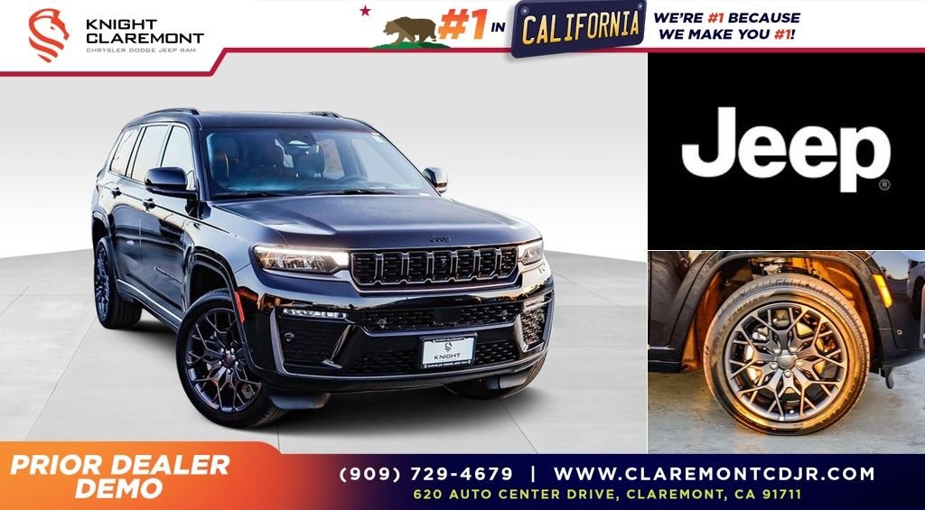New 2026 Diamond Black Crystal Pearlcoat Jeep Summit image 1