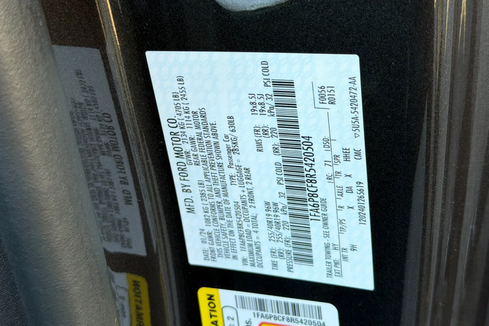 Used 2024 Dark Matter Gray Metallic Ford GT Premium image 32