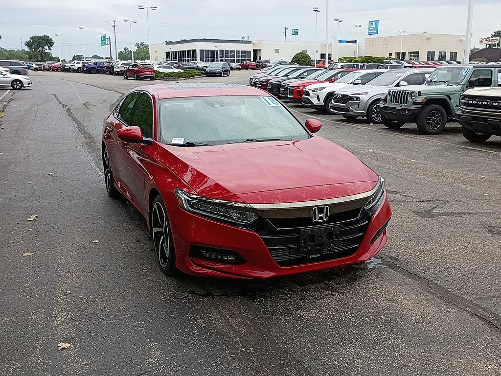 Certified Used 2018 San Marino Red Honda Sport image 1