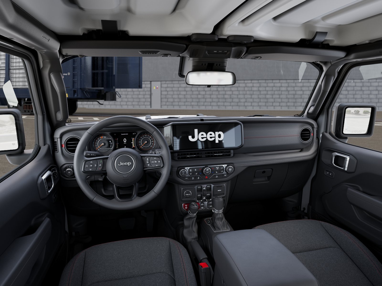 New 2026 Bright White Clear-Coat Exterior Paint Jeep Rubicon image 8