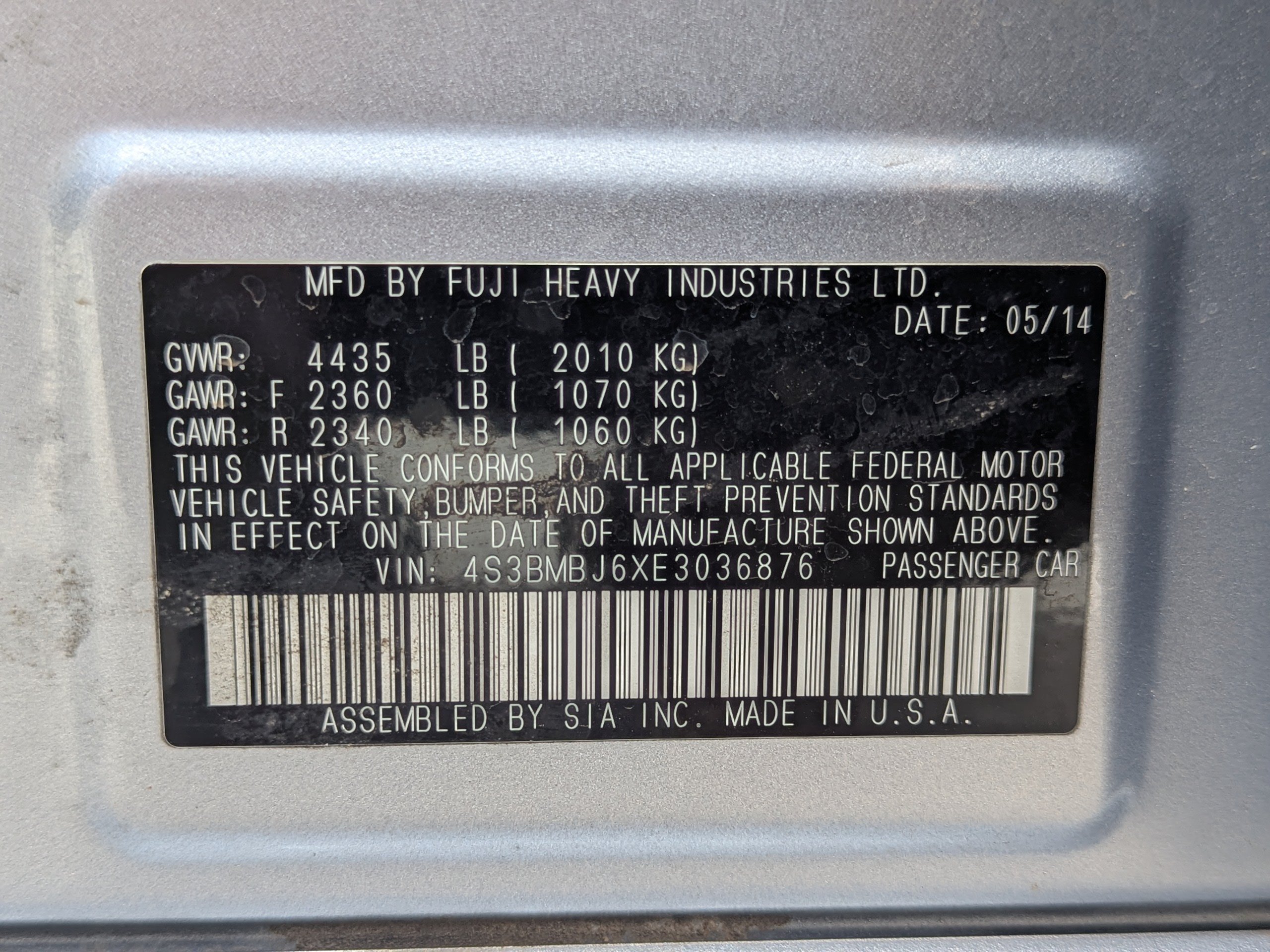 Used 2014 Silver Subaru 2.5 i Sport image 51
