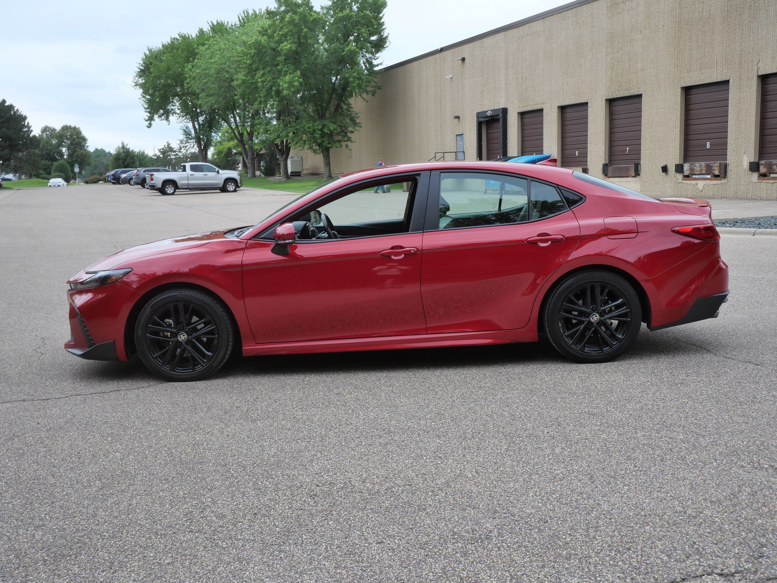 Certified Used 2025 Supersonic Red Toyota SE image 5