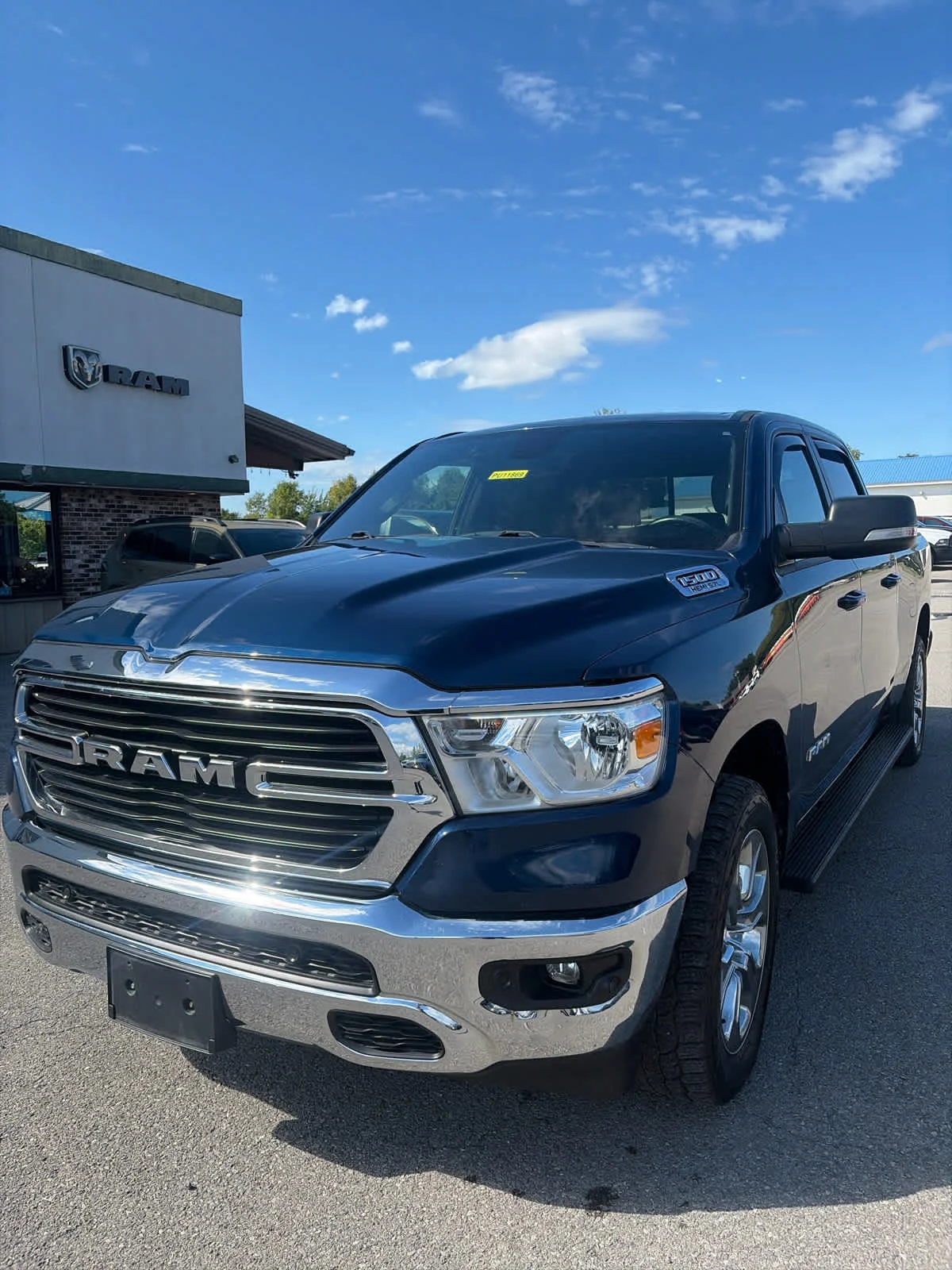 Used 2021 Patriot Blue Pearlcoat Ram Big Horn image 2