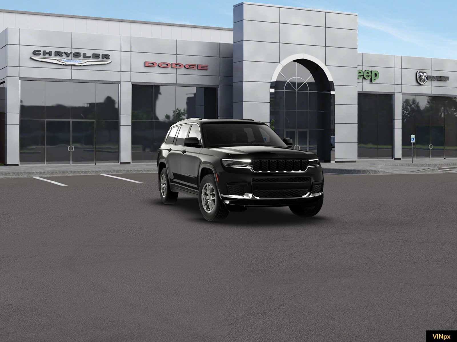 New 2026 Diamond Black Crystal Pearlcoat Jeep Laredo X image 16