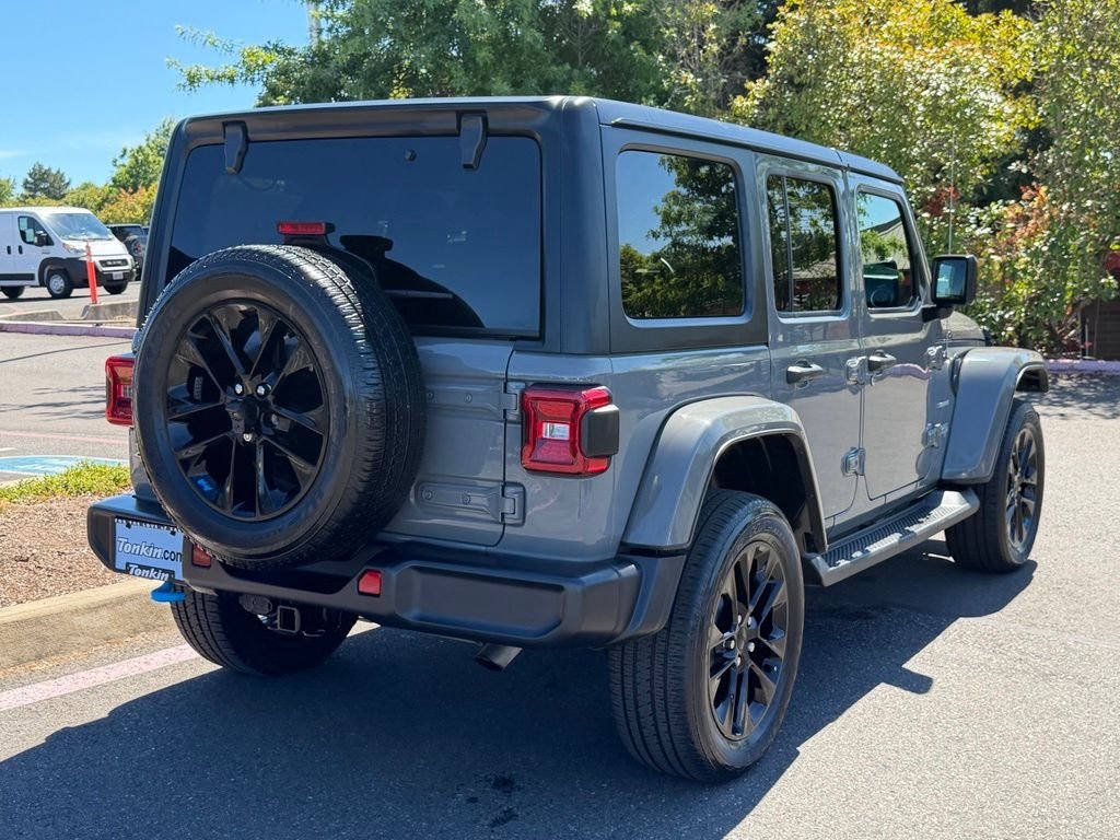 Used 2023 Gray Jeep Sahara 4xe image 7