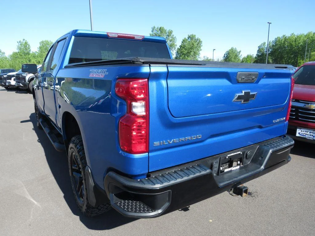 Used 2022 Glacier Blue Metallic Chevrolet Custom Trail Boss image 16