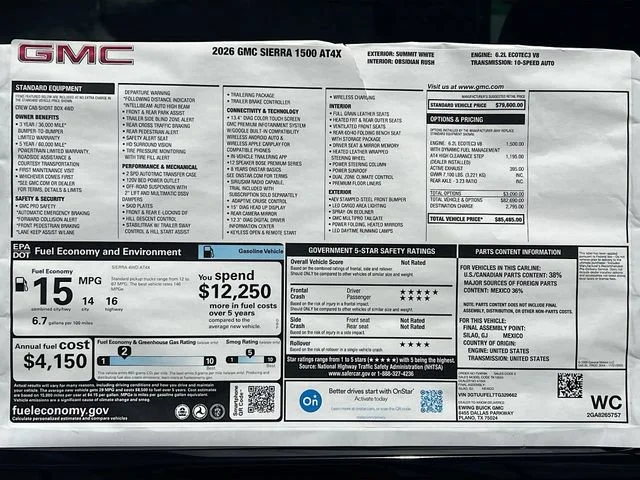 2026 GMC Sierra 1500 AT4X - Photo 21