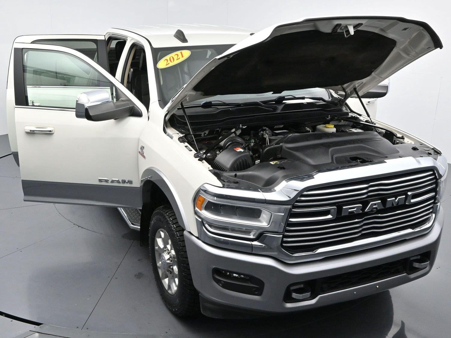 Used 2021 Pearl White Ram Laramie image 47