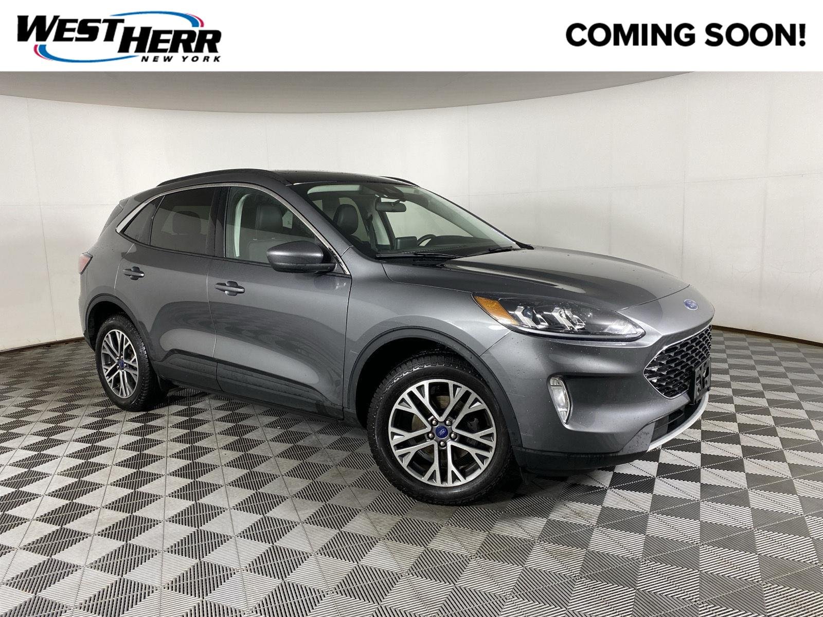 Used 2022 Carbonized Gray Ford SEL image 1