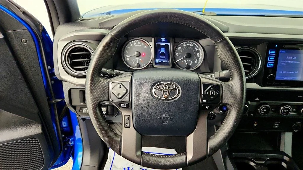 Used 2017 Blazing Blue Pearl Toyota TRD Off Road Double Cab 5