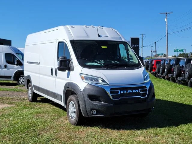 New 2025 Bright White Clearcoat RAM High Roof image 2