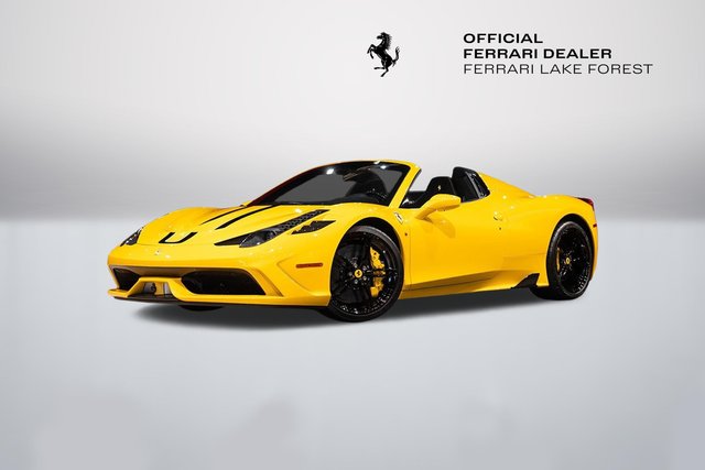 Certified Pre-Owned 2015 Ferrari 458 Speciale A 2D Convertible
