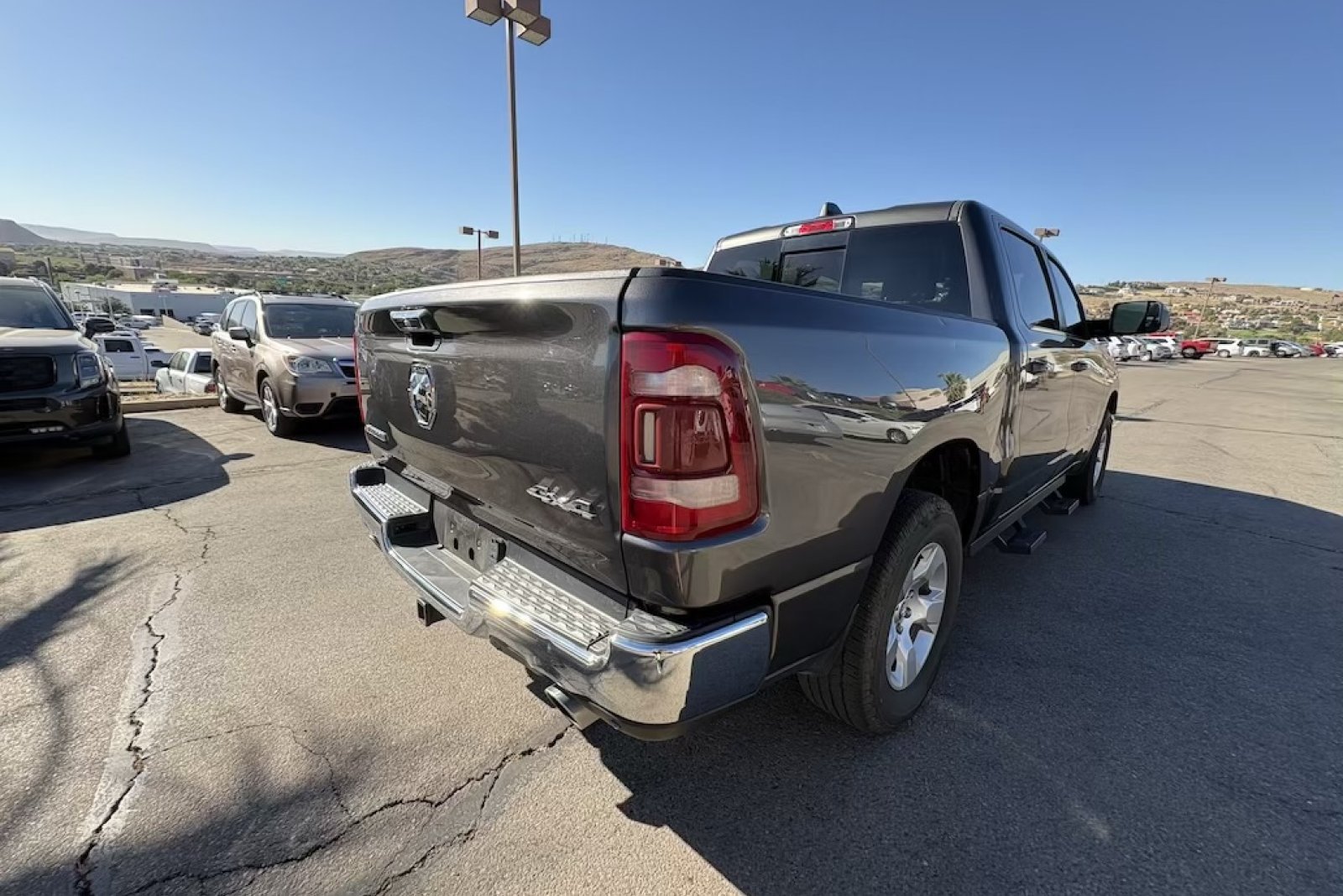 Used 2020 Granite Crystal Metallic Clearcoat Ram Big Horn image 6