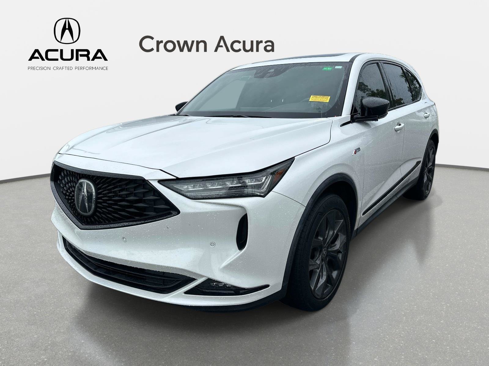 Used 2022 Platinum White Pearl Acura w/A-Spec Package image 1