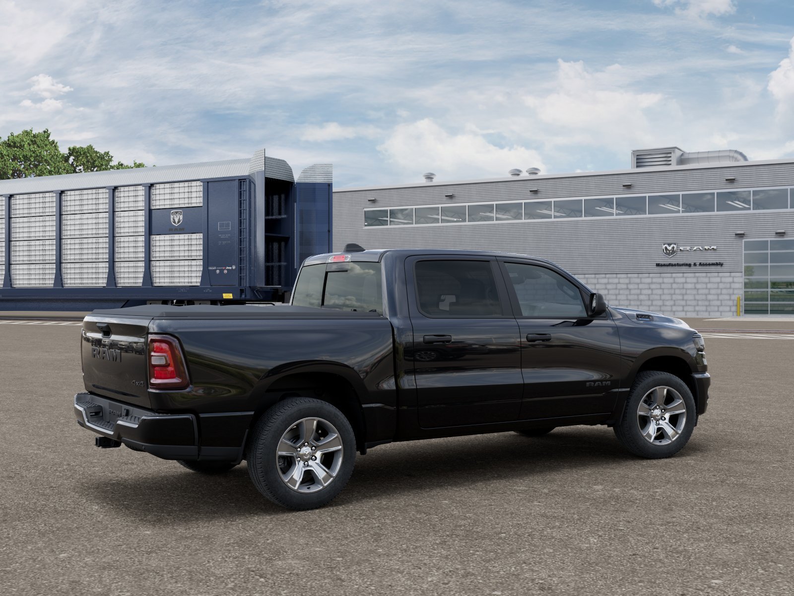 New 2026 Diamond Black Crystal Pearl-Coat Exterior Paint RAM  image 2