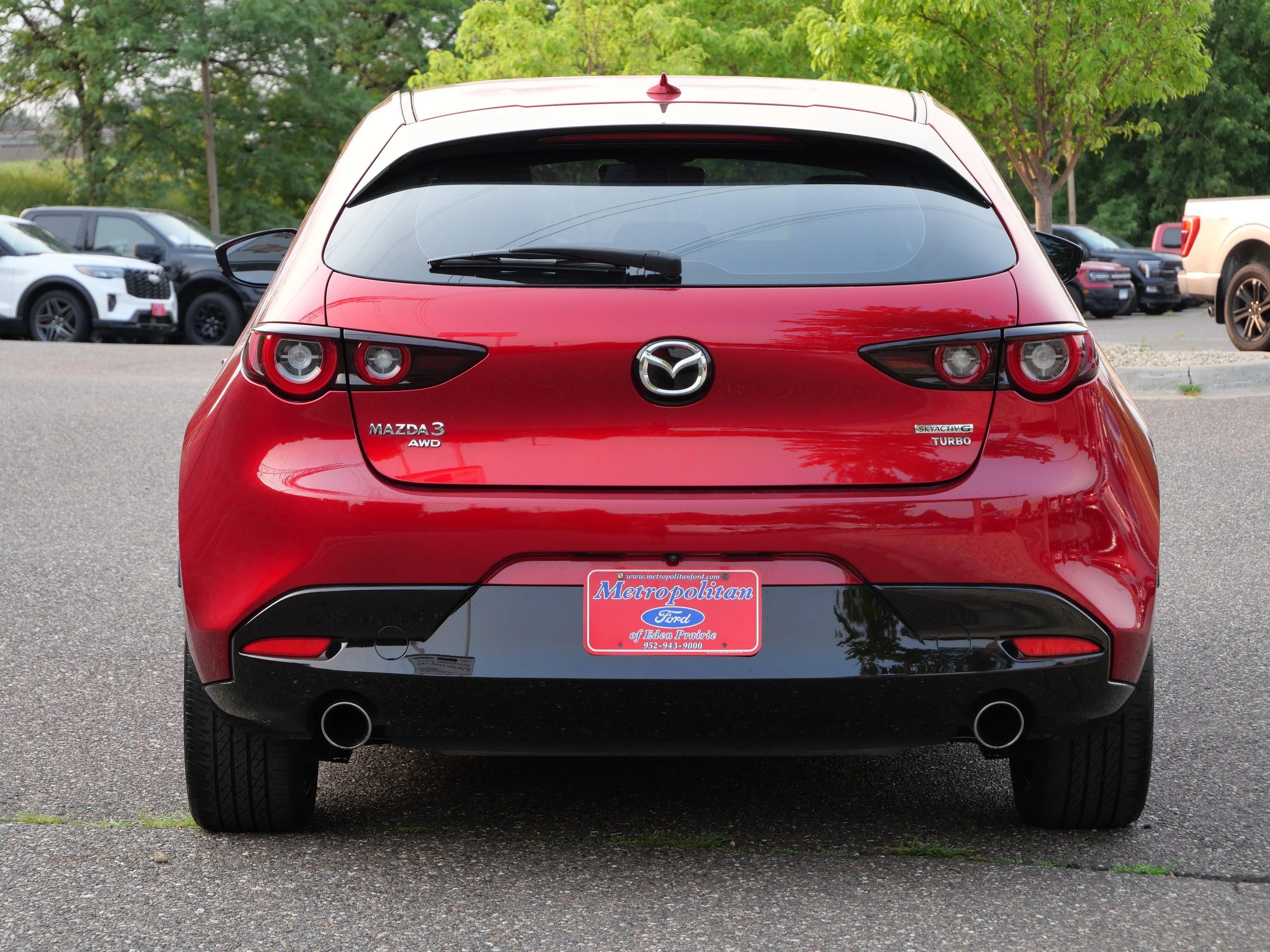 Certified Used 2022 Soul Red Crystal Metallic Mazda 2.5 Turbo image 5