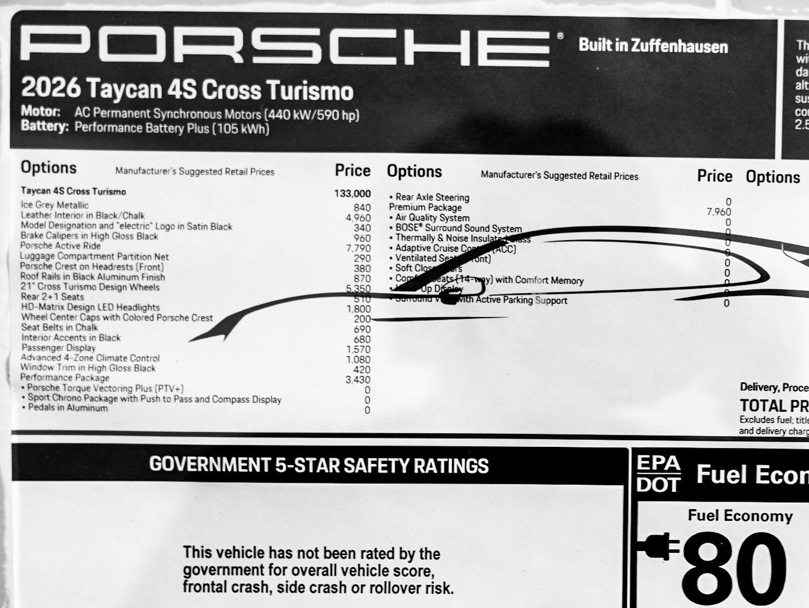 New 2026 ICE GREY M Porsche 4S Cross Turismo image 27