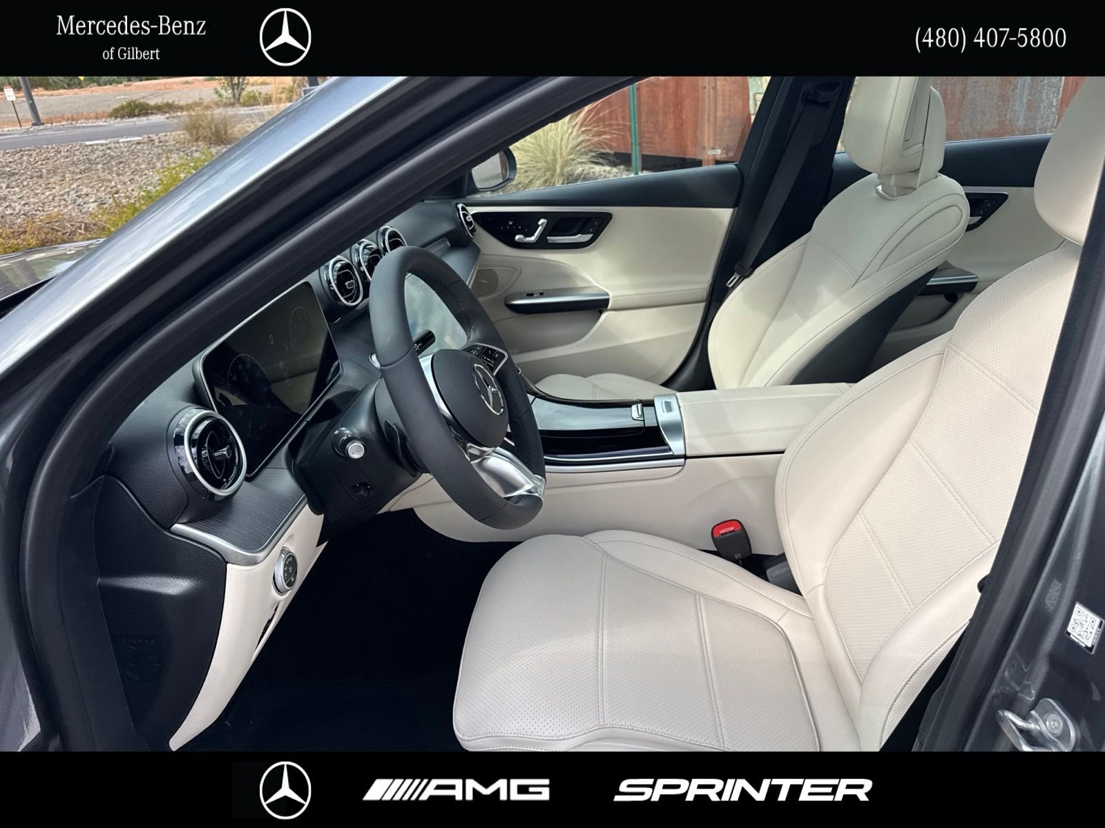 New 2026 Selenite Grey Metallic Mercedes-Benz C 300 image 10